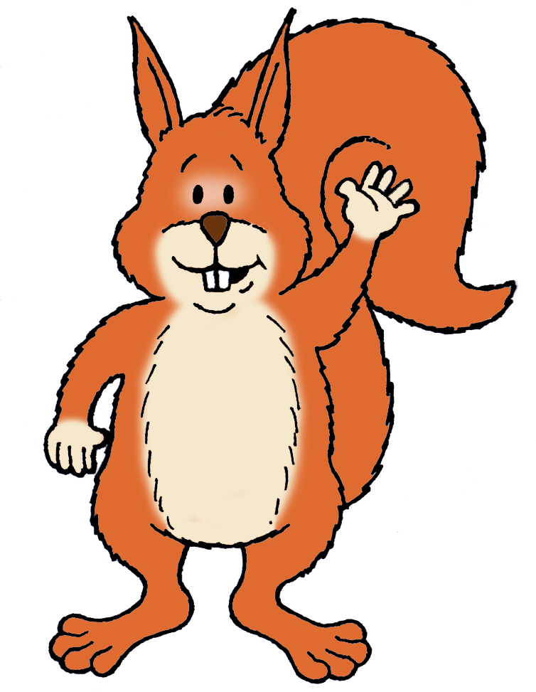 ED the squirrel welcomes you to Step Back Into Roman Britain